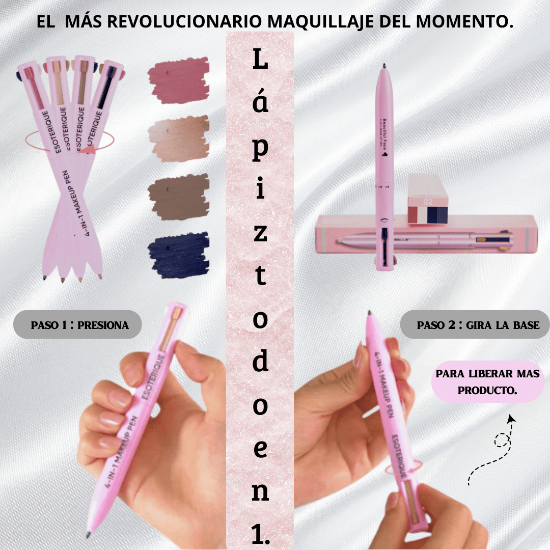 Set belleza Lápiz 4 en 1 + Masajeador facial ™